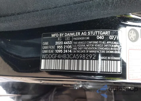 2012 Mercedes-Benz C 250 Luxury/Sport from USA, damaged, VIN WDDGF4HB3CA598292